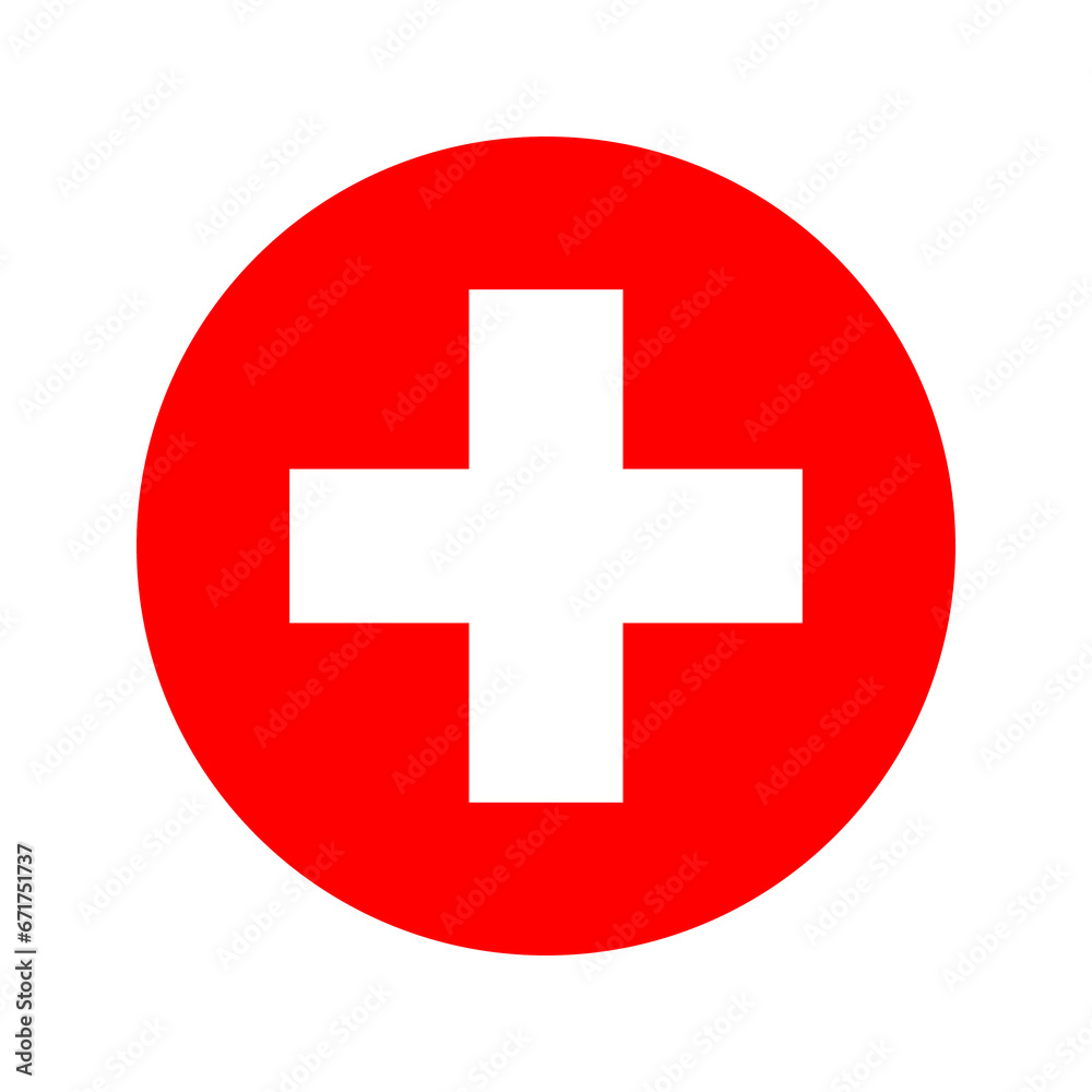 Switzerland flag simple illustration for independence day or election Switzerland flag simple illustration for independence day or election