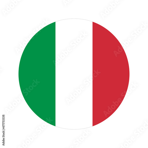 Italy flag simple illustration for independence day or election