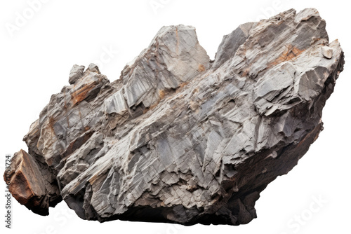  Set of sharp, pointed, and heavy mineral rocks isolated on a transparent background. (PNG, cutout, or clipping path.)