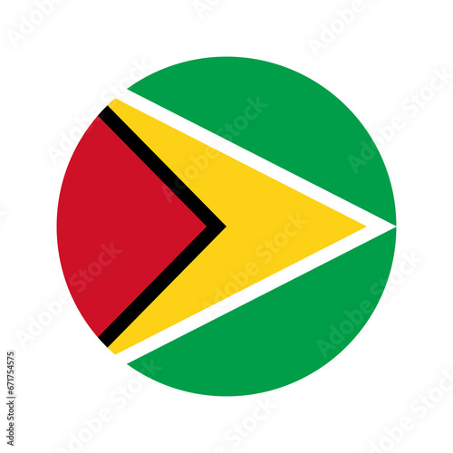 Free Download Guyana flag simple illustration for independence day or election - GFXLoad