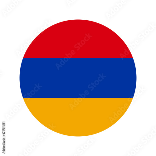 Armenia flag simple illustration for independence day or election