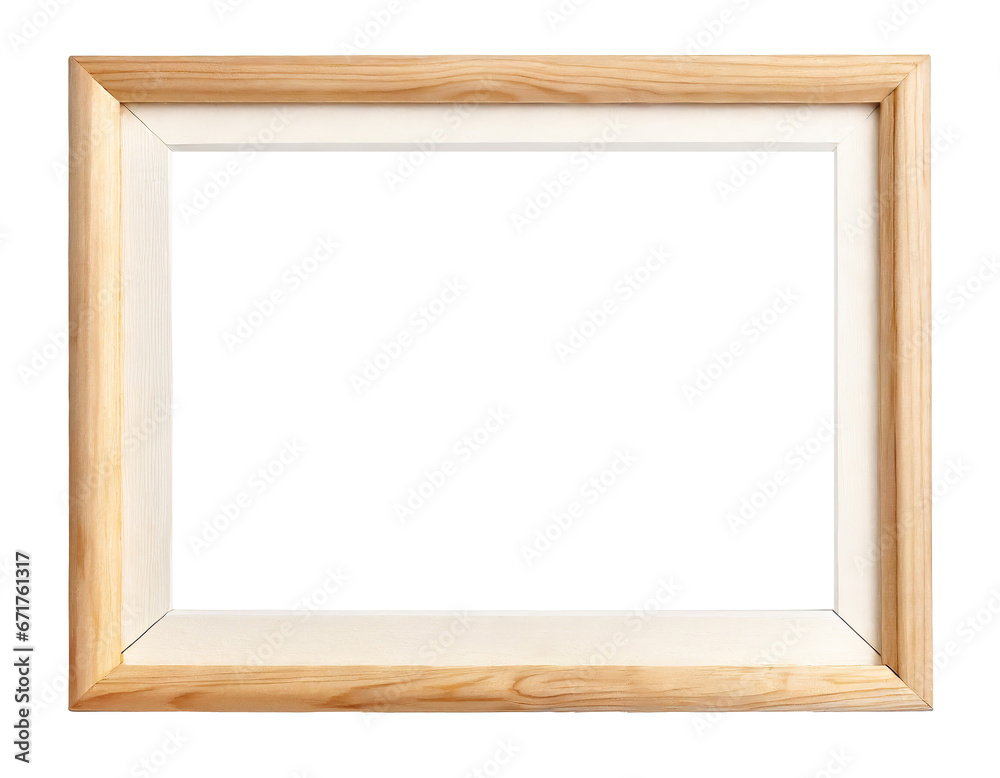 brown empty wooden picture or window frame isolated on a transparent background with a PNG cutout or clipping path. brown empty wooden picture or window frame isolated on a transparent background with a PNG cutout or clipping path.