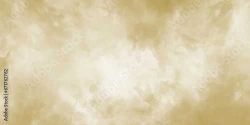 White paper background illustration with soft brown vintage or antique distressed texture on borders in light pale white or beige color, elegant solid plain white background with faint marbled sponge.