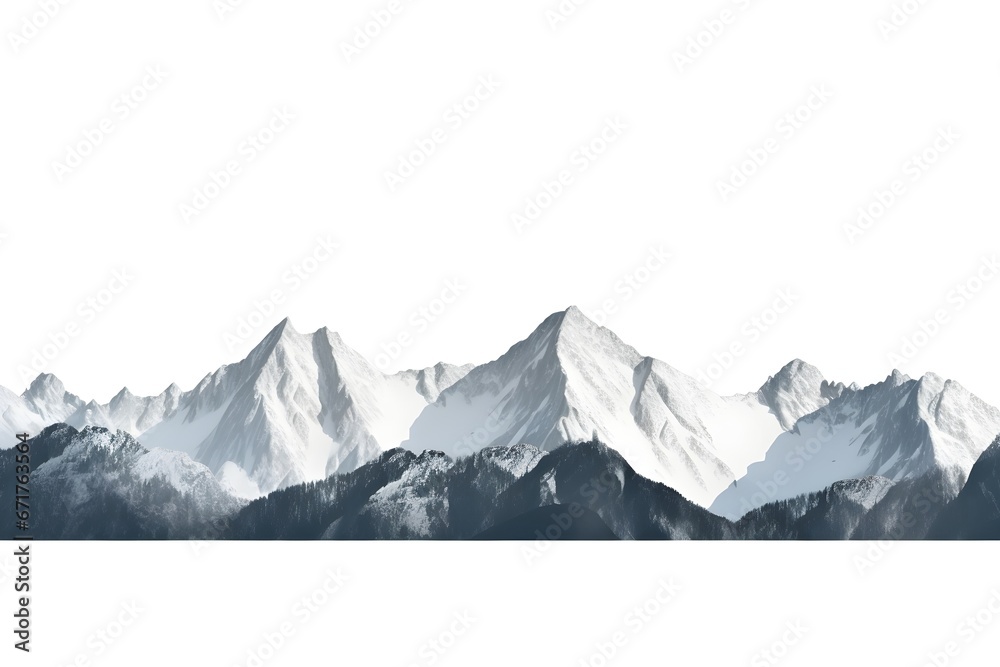 a group of mountains with snow
