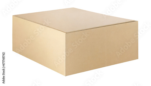 big cardboard box, isolated on transparent background . PNG, cutout, or clipping path.   © Transparent png