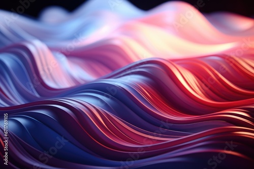 abstract background with red, blue and purple wavy lines.
