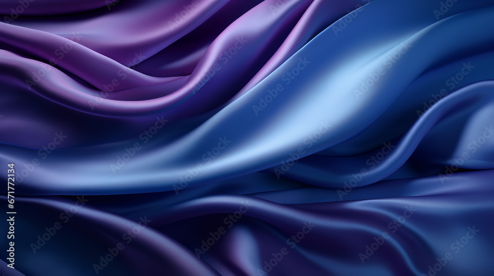 Blue purple dark shiny satin silk swirl wave background banner panorama long - Abstract textile fabric material
Blue purple dark shiny satin silk swirl wave background banner panorama long - Abstract textile fabric material