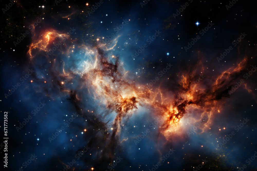 Fototapeta premium galaxy in space,ai generated