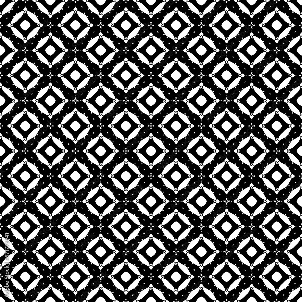 Black seamless abstract pattern. Overlay for background and backdrop. Ornamental design. PNG graphic illustration with transparent background.