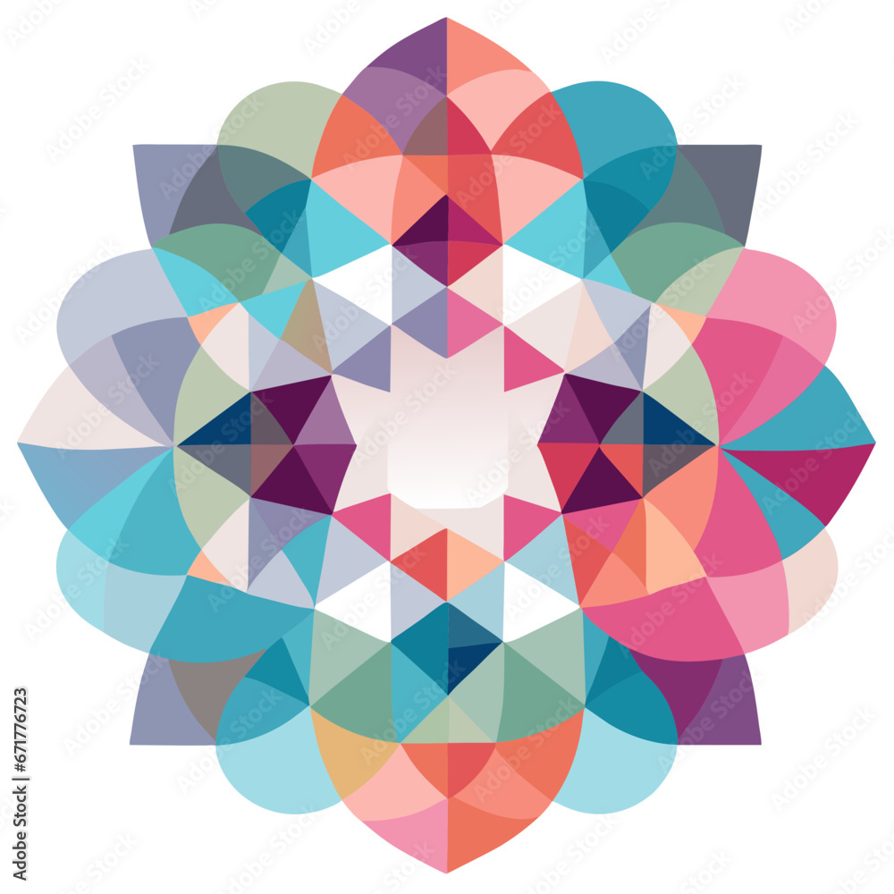 Geometric pattern with pastel colors Geometric pattern with pastel colors