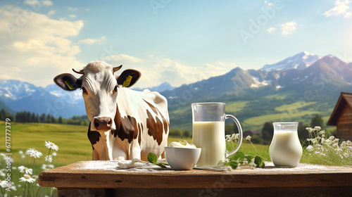 cows in the mountains milk cheese butter sour cream desktop wallpaper