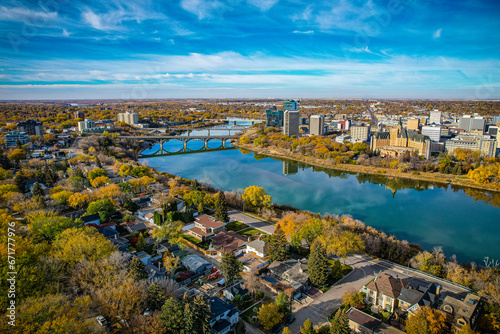 Urban Heartbeat: Downtown Saskatoon, Saskatchewan Skyline