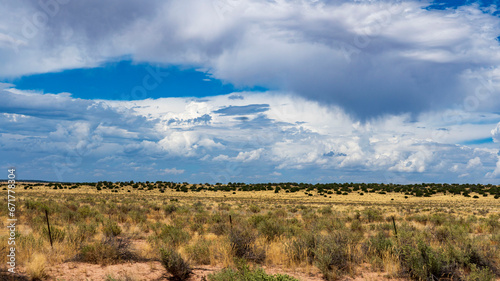 Storm clouds over the desert Southwest