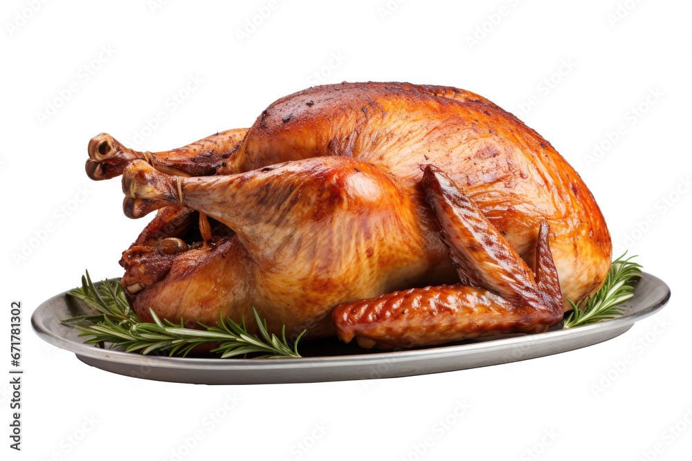 Roasted chicken seasoned with herbs ,isolated on a transparent background. PNG, cutout, or clipping path.
Roasted chicken seasoned with herbs ,isolated on a transparent background. PNG, cutout, or clipping path.