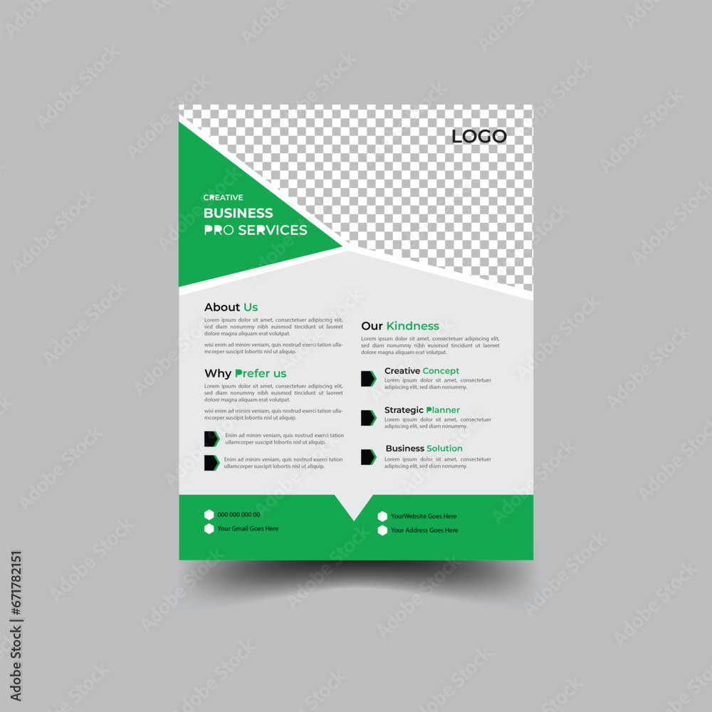 modern design template Flyer design incorporate.Flyer, infographic, layout modern with color size A4, Front and back, Easy to use.