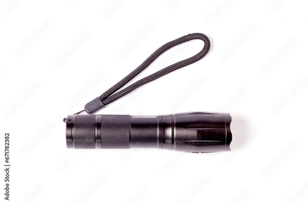 LED flashlight. LED flashlight.