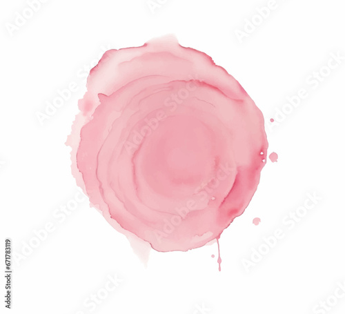 Abstract pink watercolor background. Watercolor splash