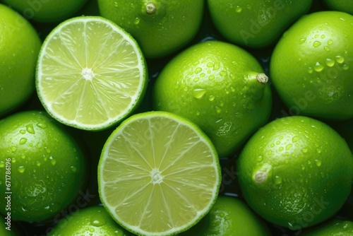 limes close up background