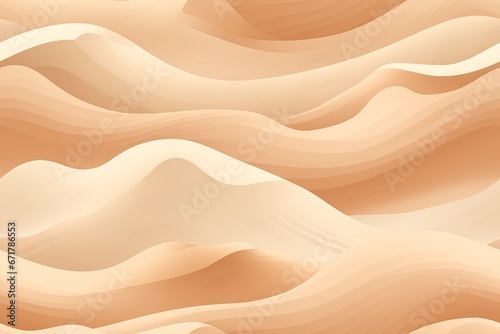 D  sert abstrait simpliste  dune  fond de sable sans couture pour enfants. Id  al pour le papier peint des chambres d enfants. IA g  n  rative  IA