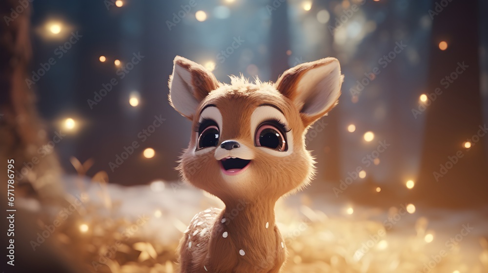 Starry Christmas: An Adorable Tiny Reindeer Starry Christmas: An Adorable Tiny Reindeer