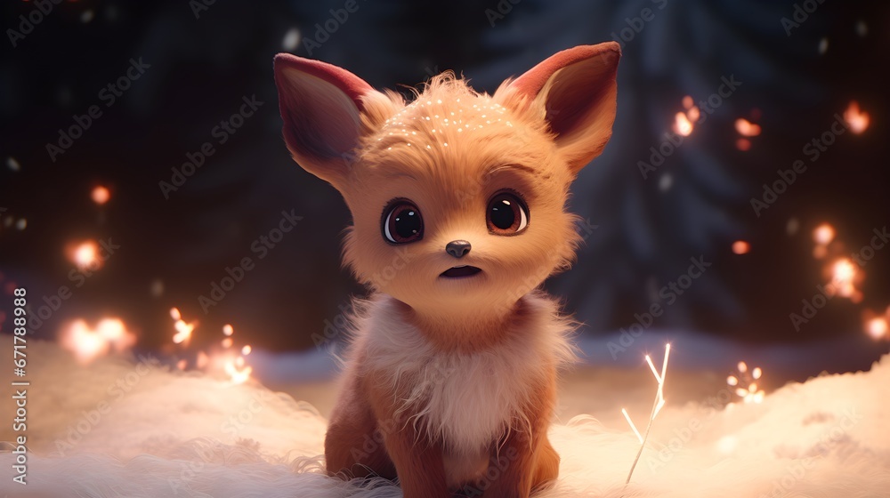 Starry Christmas: An Adorable Tiny Reindeer Starry Christmas: An Adorable Tiny Reindeer