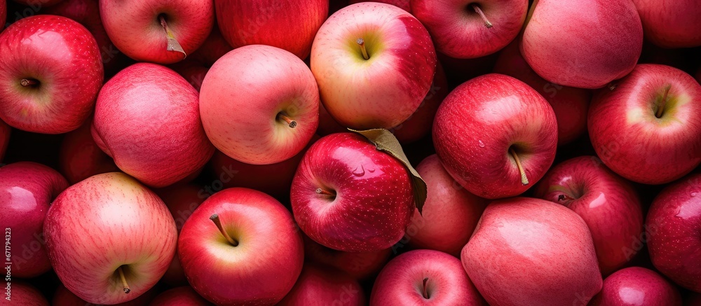 Pink Lady apples available at nearby market Pink Lady apples available at nearby market