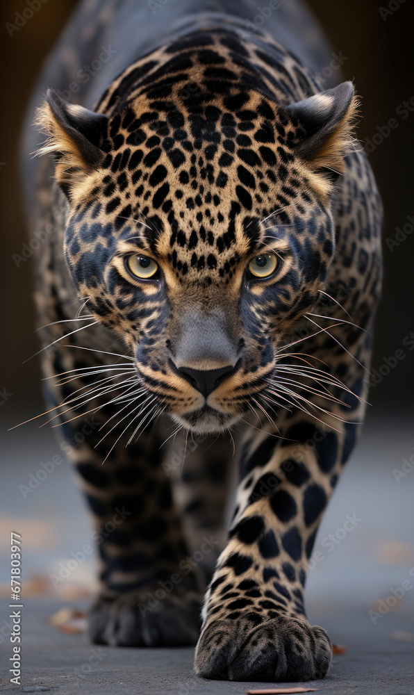 Fototapeta premium Close-up portrait of leopard