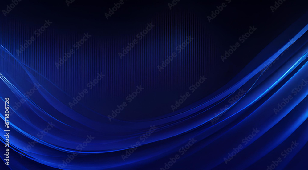 Naklejka premium Black dark azure cobalt sapphire blue abstract background. Color gradient. 