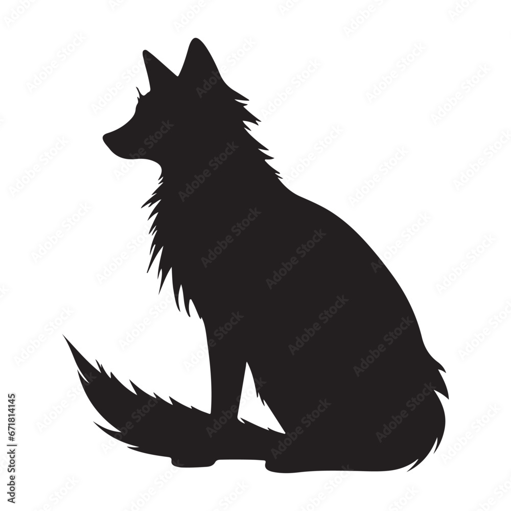 A black Silhouette animal
A black Silhouette animal
