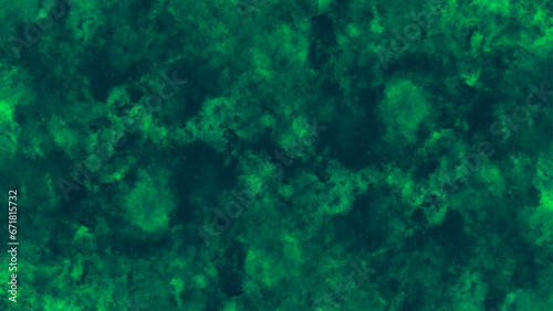 Green Grunge Texture. Green Background with Ray. Watercolor Background