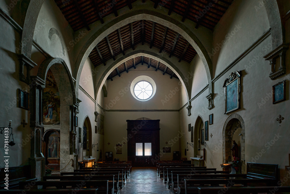 The gothic church of San Giovanni Battista in Gubbio, Umbria, Italy	
