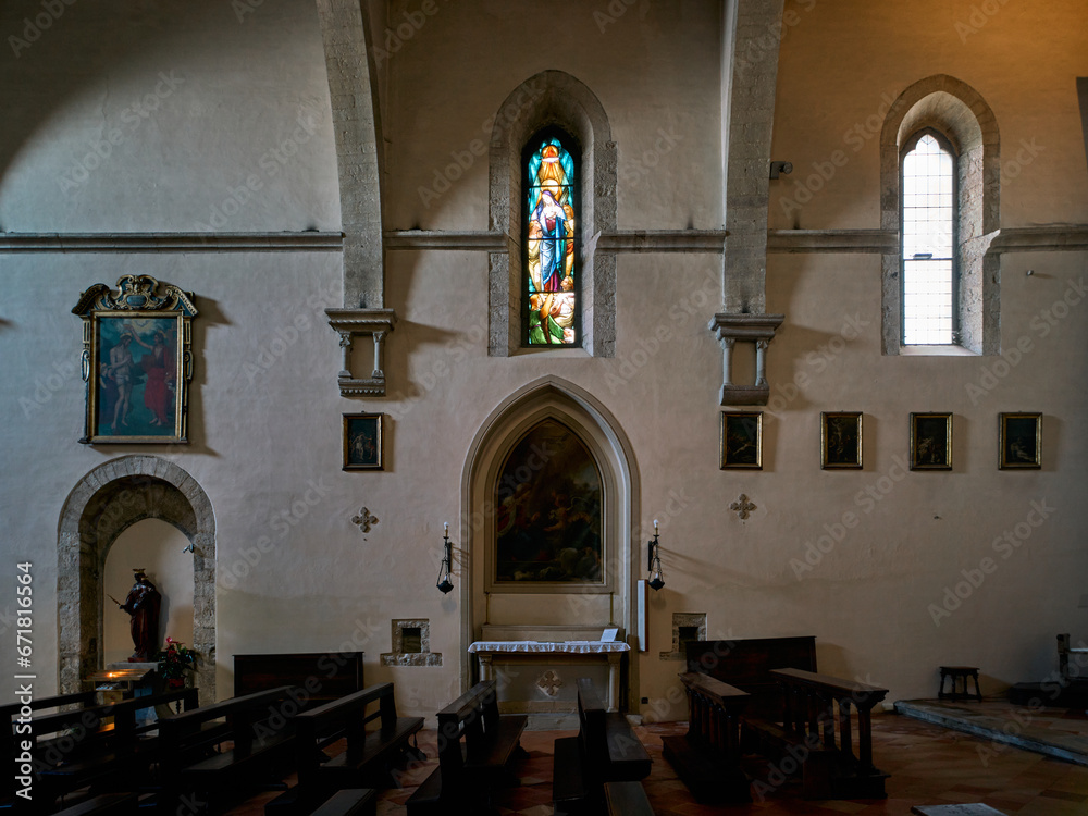 The gothic church of San Giovanni Battista in Gubbio, Umbria, Italy	
