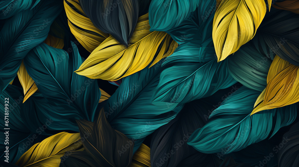 tropical palm leaf tropical vine sea tropical palm leaf tropical vine sea