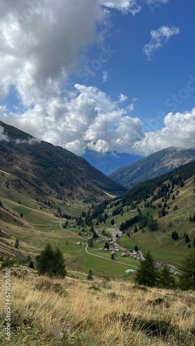 beautiful nature and panorama in the Italian Dolomites