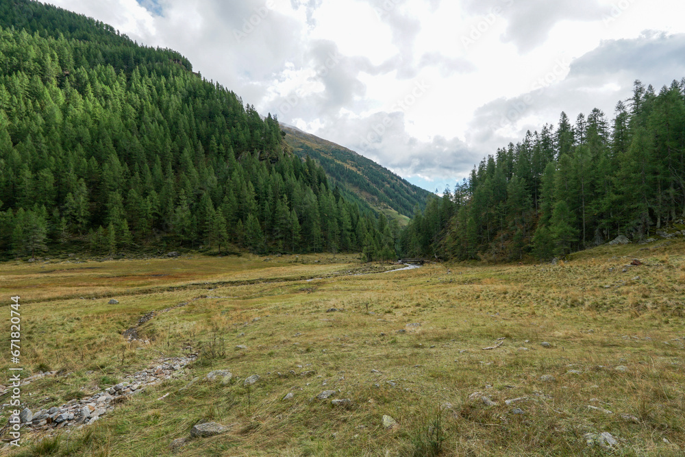 beautiful nature and panorama in the Italian Dolomites