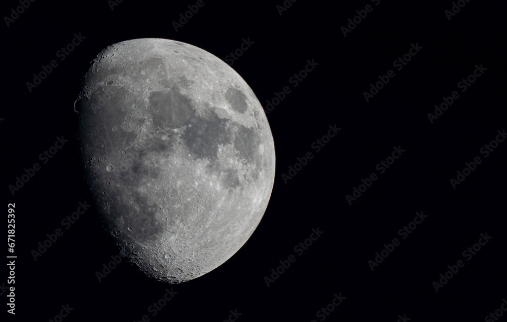 Naklejka premium Night and moon photo in Turkey
