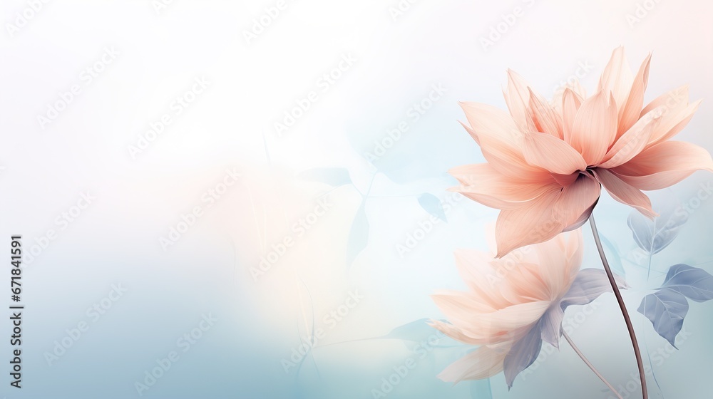 Fototapeta premium Petal Power Pastel Floral Textile Patterns Garden Reverie Seamless Floral Masterpieces