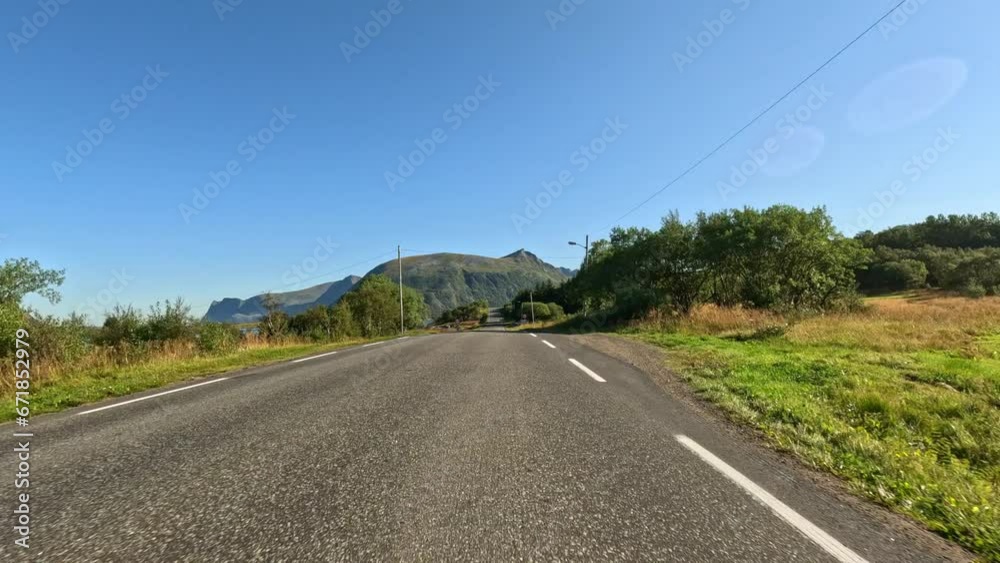 Traversing The Scenic Roads Of Lofoten In Hyperlapse