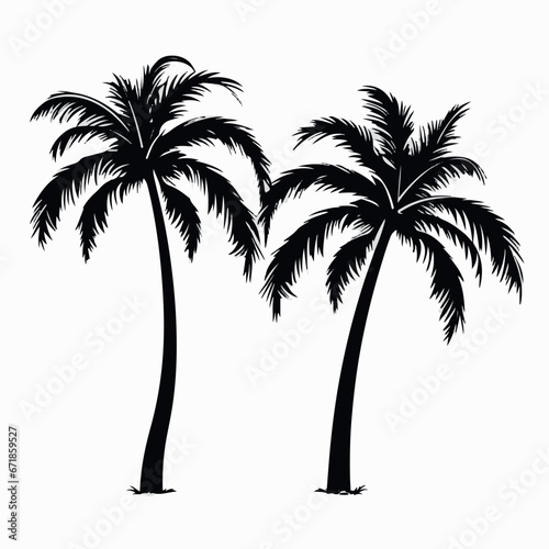 Palms in cartoon, doodle style. 2d vector illustration in logo, icon style. AI Generative © Alexey