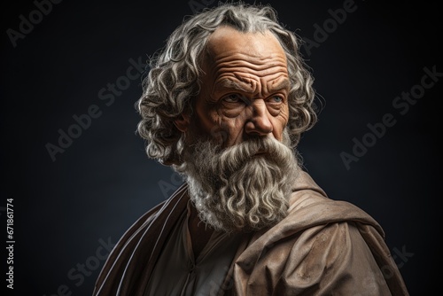 Socrates, ancient Greek philosopher, teacher thinker, ancient Greece, teachers writer , Athens antique . 