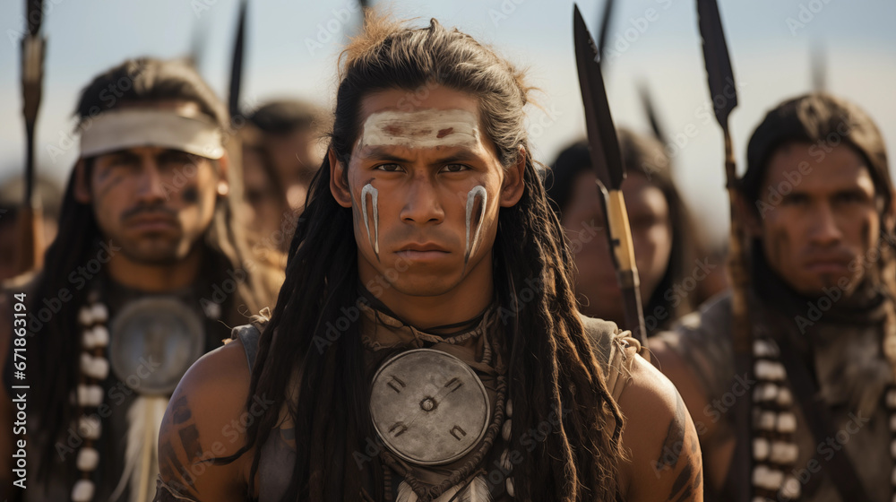 Cheyenne War Chiefs: Crafting a Majestic Strategy for Battle, AI Generative
