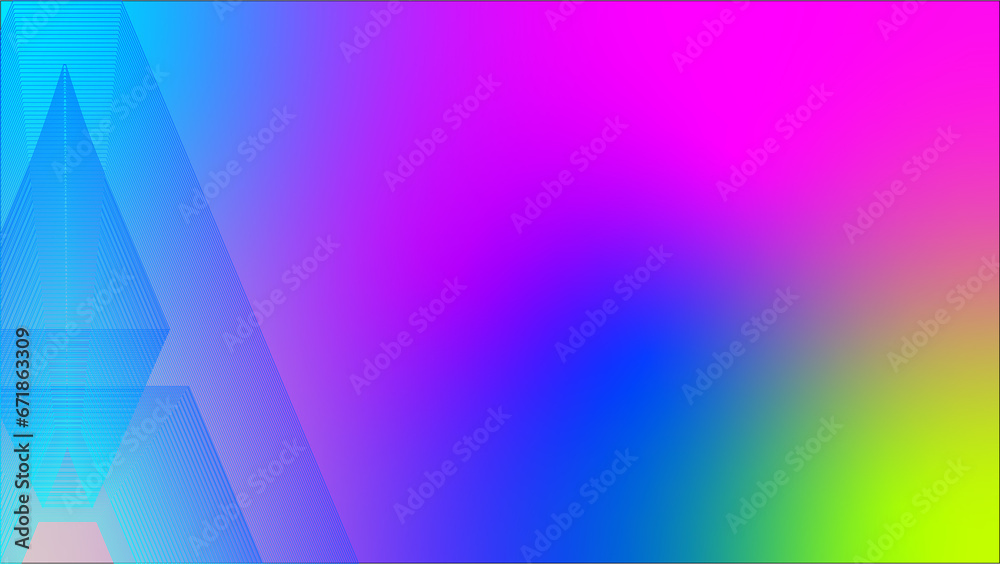 A letter line color unicorn background