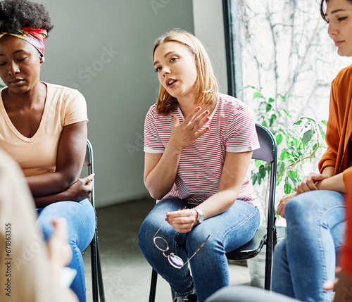 psychotherapy meeting woman support group mantherapy psychology patient psychologist sad emtion depression pain communication help circle sitting advice talking business lecture education photo