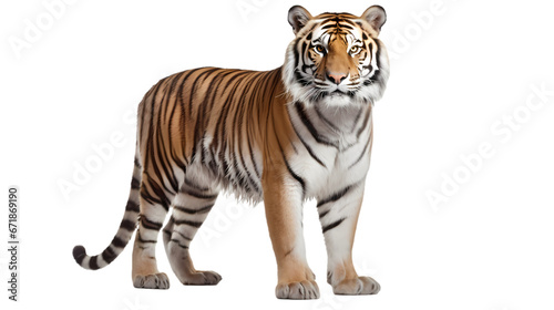 Tiger on transparent background