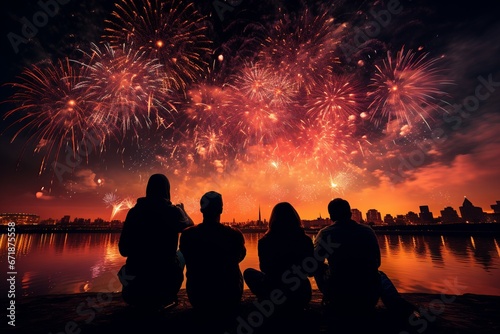 New Year's Fireworks 2024, A Mesmerizing Show in the Sky, Ushering in the New Year with a Bang