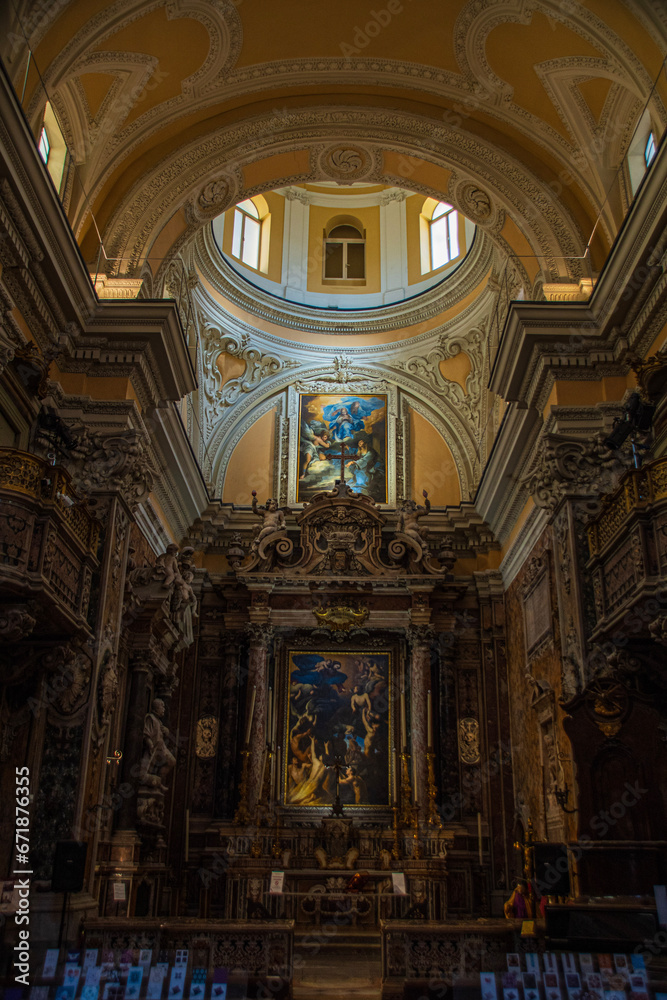 interior of church