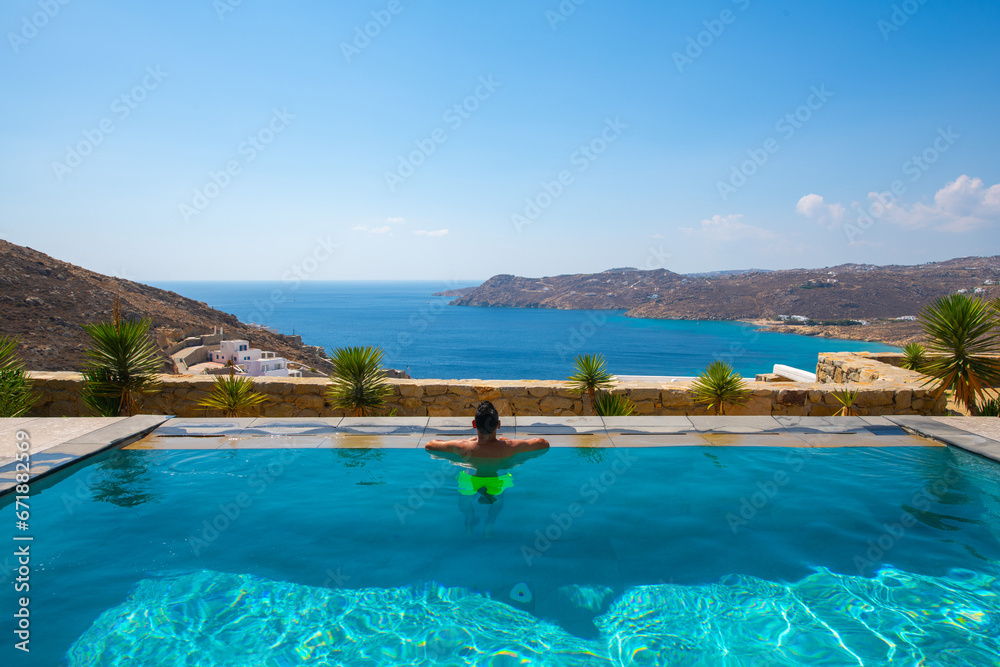 Villa with swimming pool in Mykonos town