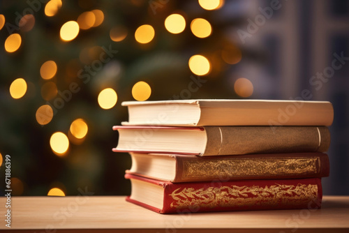 Each book seems to hold a different Christmas story, just waiting to be read on a cozy winter night.