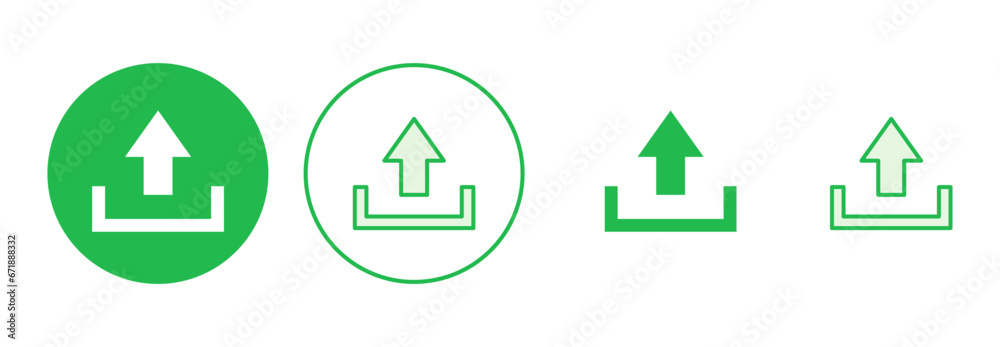 Upload icon set. load data symbol Upload icon set. load data symbol