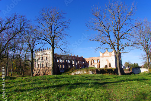 Stary zamek w miejscowości Krupe, Lubelskie Polska. Europa Wschodnia,
